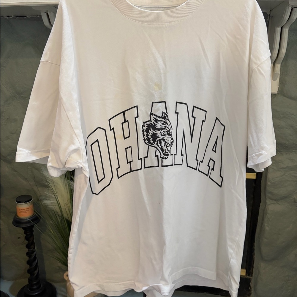 Darc Sport White 'OHANA' Graphic Tee
